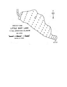 LITTLE EAST LAKE T17 R14, Aroostook Co. U.S.G.S. East Lake, Maine[removed]’) Fishes Brook trout Yellow perch