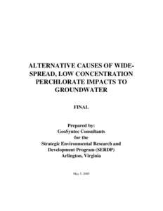 Microsoft Word - Final Perchlorate Alternative Sources White Paper w omb changes 5May05 v2.doc