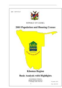 Karas Region / Hardap Region / Khomas Region / Windhoek / Erongo Region
