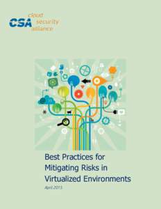 Best Practices for Mitigating Risks in Virtualized Environments April 2015  BEST PRACTICES FOR MITIGATING RISKS IN VIRTUALIZED ENVIRONMENTS – April 2015