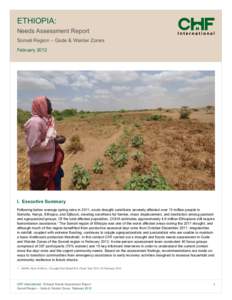 ETHIOPIA: Needs Assessment Report Somali Region – Gode & Warder Zones February[removed]I. Executive Summary