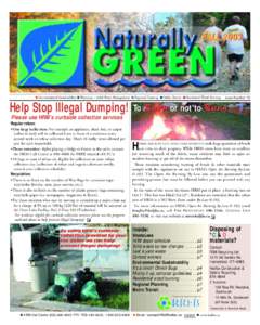 Naturally Green Issue 9 Fall 2003