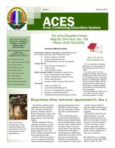 Issue 2  February 2013 ACES