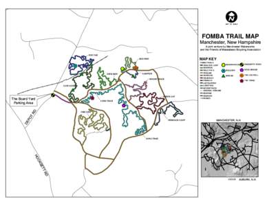 FOMBA TRAIL MAP Manchester, New Hampshire A joint venture by Manchester Waterworks and the Friends of Massabesic Bicycling Association  FOX TAIL