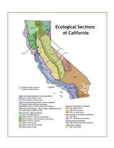 Deserts of California / Deserts and xeric shrublands / Madrean Region / Pacific Coast Ranges / Ecoregions / California Coast Ranges / Chaparral / Steppe / Mojave Desert / Physical geography / Geography of California / Geography of the United States