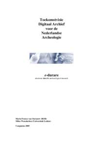 Digital Research Infrastructure Dutch Archaeology