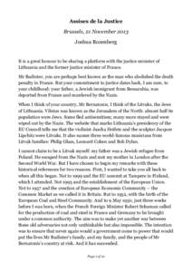 Rule of law / Area of freedom /  security and justice / European Union / European Court of Justice / Treaty of Lisbon / Michał Kamiński / Relationship between the European Court of Justice and European Court of Human Rights / Law / European Union law / International relations