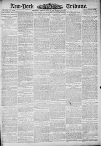 New York Tribune.(New York, NY[removed].