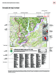 XXIX  Nomenclàtor oficial de toponímia major de Catalunya Conceptes del mapa municipal Nom de la comarca