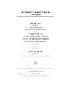 Elton Gallegly / Dana Rohrabacher / John Boozman / Law / Political philosophy / New Jersey / Social philosophy / Philosophy of law / Rule of law / Bob Menendez