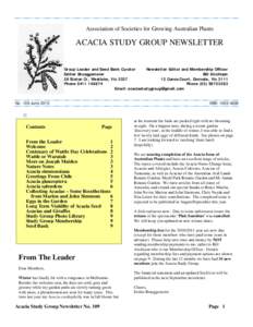 States and territories of Australia / Natural history of Australia / Acacia / Wattle Day / Wattleseed / Acacia retinodes / Flora of Australia / Flora of New South Wales / Trees of Australia