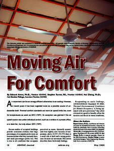 The following article was published in ASHRAE Journal, May 2009. ©Copyright 2009 American Society of Heating, Refrigerating and AirConditioning Engineers, Inc. It is presented for educational purposes only. This article