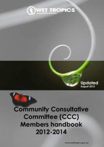 Updated August 2012 Community Consultative Committee (CCC) Members handbook
