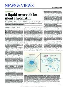 NEWS & VIEWS  doi:nature23089 MOLECUL AR B IO LO GY