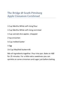 Microsoft Word - Cornbread Alley Recipes for 2013