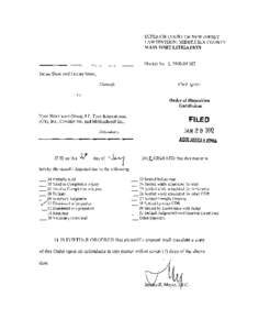 SUPERIOR COURT OF NEW JERSEY LAW DIVISION: MIDDLESEX COUNTY MASS TORT LITIGATION Docket No: L[removed]MT James Shaw and Lenore Shaw,