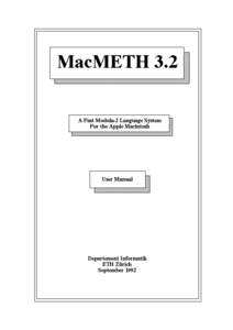 Modula-2 / Macintosh Toolbox / Computer file / Pascal / File system / Resource fork / Hierarchical File System / Extension / Mac OS / Computing / Software