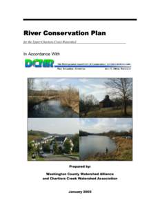 River Conservation Plan for the Upper Chartiers Creek Watershed In Accordance With  Prepared by: