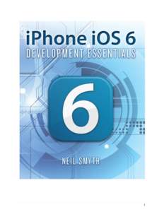 i  iPhone iOS 6 Development Essentials  ii