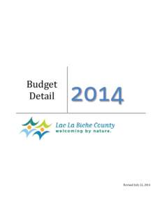 Budget Detail[removed]Revised July 22, 2014