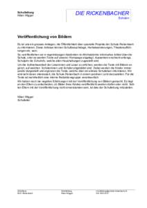 DIE RICKENBACHER  Schulleitung Kilian Wigger  Schulen