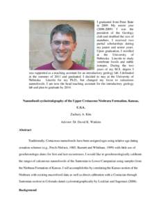 Cretaceous / Chalk / Chalk Group / Niobrara Formation / Coniacian / Santonian / Turonian / Pierre Shale / Maastrichtian / Phanerozoic / Geologic time scale / Mesozoic