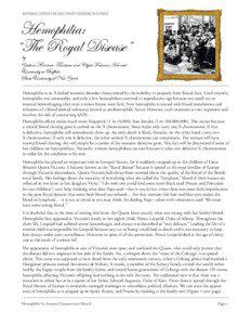 Haemophilia in European royalty / House of Holstein-Gottorp-Romanov / House of Saxe-Coburg and Gotha / European royalty / Modern Europe / Haemophilia / Prince Leopold /  Duke of Albany / Nicholas II of Russia / Queen Victoria / Royalty / Nobility / Monarchy