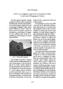 1910: un coraggioso approccio al cemento armato. Il caso della Sinagoga di Trieste  AULO GUAGNINI
