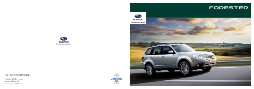 FUJI HEAV Y INDUSTRIES LTD.  subaru- global.com w w w.subaru.pl P r i n t e d i n B e l g i u m (12 S N PL PL- 01)