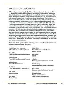 Law / Financial regulation / Financial Crimes Enforcement Network / U.S. Immigration and Customs Enforcement / Federal Reserve System / Federal Bureau of Investigation / Office of the Comptroller of the Currency / Special agent / United States Secret Service / Financial crimes / United States Department of the Treasury / Government