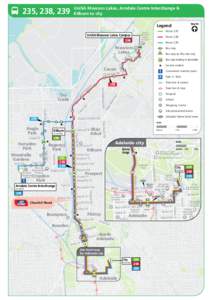 UniSA Mawson Lakes, Arndale Centre Interchange & Kilburn to city 235, 238, 239  North