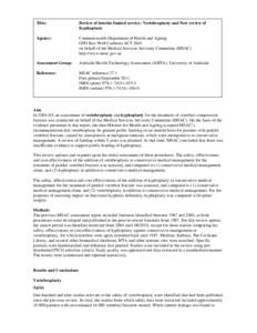 Microsoft Word[removed]Ref 27 1 Vertebroplasty and kyphoplasty website summary FINAL_TM-Dept.doc