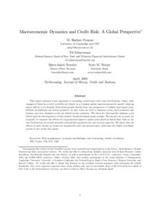 Economics / Financial markets / Merton Model / Credit risk / Systematic risk / Credit rating agency / Corporate finance / Valuation / Financial Correlations / Finance / Financial economics / Financial risk