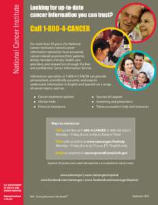 Looking for up-to-date cancer information you can trust?