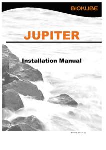 JUPITER Installation Manual Revision  List of Contents
