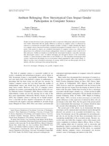 Journal of Personality and Social Psychology 2009, Vol. 97, No. 6, 1045–1060 © 2009 American Psychological Association[removed]/$12.00 DOI: [removed]a0016239