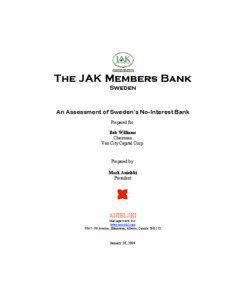 The JAK Members Bank Sweden