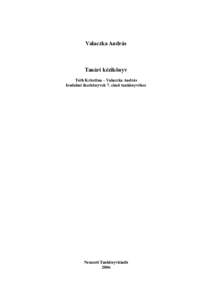 Valaczka András  Tanári kézikönyv Tóth Krisztina – Valaczka András Irodalmi ikerkönyvek 7. című tankönyvéhez