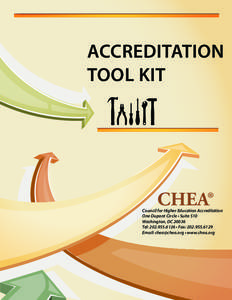 ACCREDITATION TOOL KIT CHEA®  Council for Higher Education Accreditation