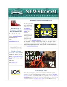 email : Webview : ARTNight Pasadena, Pasadena International Film Festival & More!