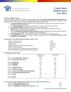 Primary care / Federal assistance in the United States / Presidency of Lyndon B. Johnson / Healthcare in the United States / Federally Qualified Health Center / Bureau of Primary Health Care / Medicaid / Medical home / Health care / Health / Medicine / Healthcare reform in the United States