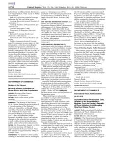 [removed]Federal Register / Vol. 79, No[removed]Monday, July 28, [removed]Notices Individuals and Households, Businesses and Organizations, State, Local or Tribal