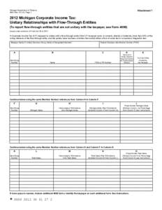 Attachment 7  Michigan Department of Treasury[removed]Rev[removed]), Page[removed]Michigan Corporate Income Tax: