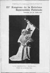 SUPLEMENTO AL N° DE « K A T A L U N A EsPERANTISTO»  III a Kongreso de la Kataluna Esperantista Federació Terrassa, 2ç a -30 a Junio 1912