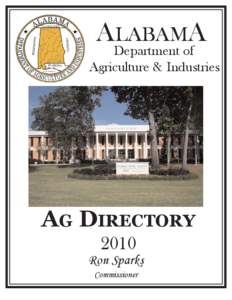 ALABAMA  Department of Agriculture & Industries  AG DIRECTORY