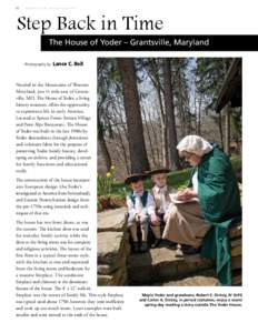 50  mountain discoveries Step Back in Time The House of Yoder – Grantsville, Maryland