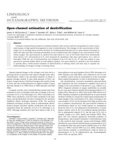 Nitrogen metabolism / Denitrification / Nitrous oxide / Nitrogen cycle / Nitrogen / Gas chromatography / Evapotranspiration / Chemistry / Biology / Matter