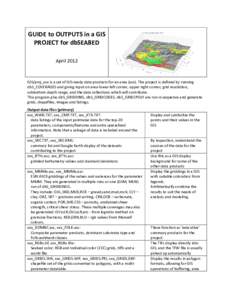 Remote sensing / Computing / Esri grid / Shapefile / Esri / World file / RGB color model / Science / Planetary science / GIS file formats / Cartography / Geographic information system