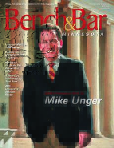 Official Publication of the Minnesota State Bar Association  Volume LXXII Number VI July 2015 www.mnbar.org