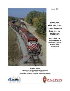 JANUARY[removed]ECONOMIC CONTRIBUTIONS OF THE RAILROAD INDUSTRY TO